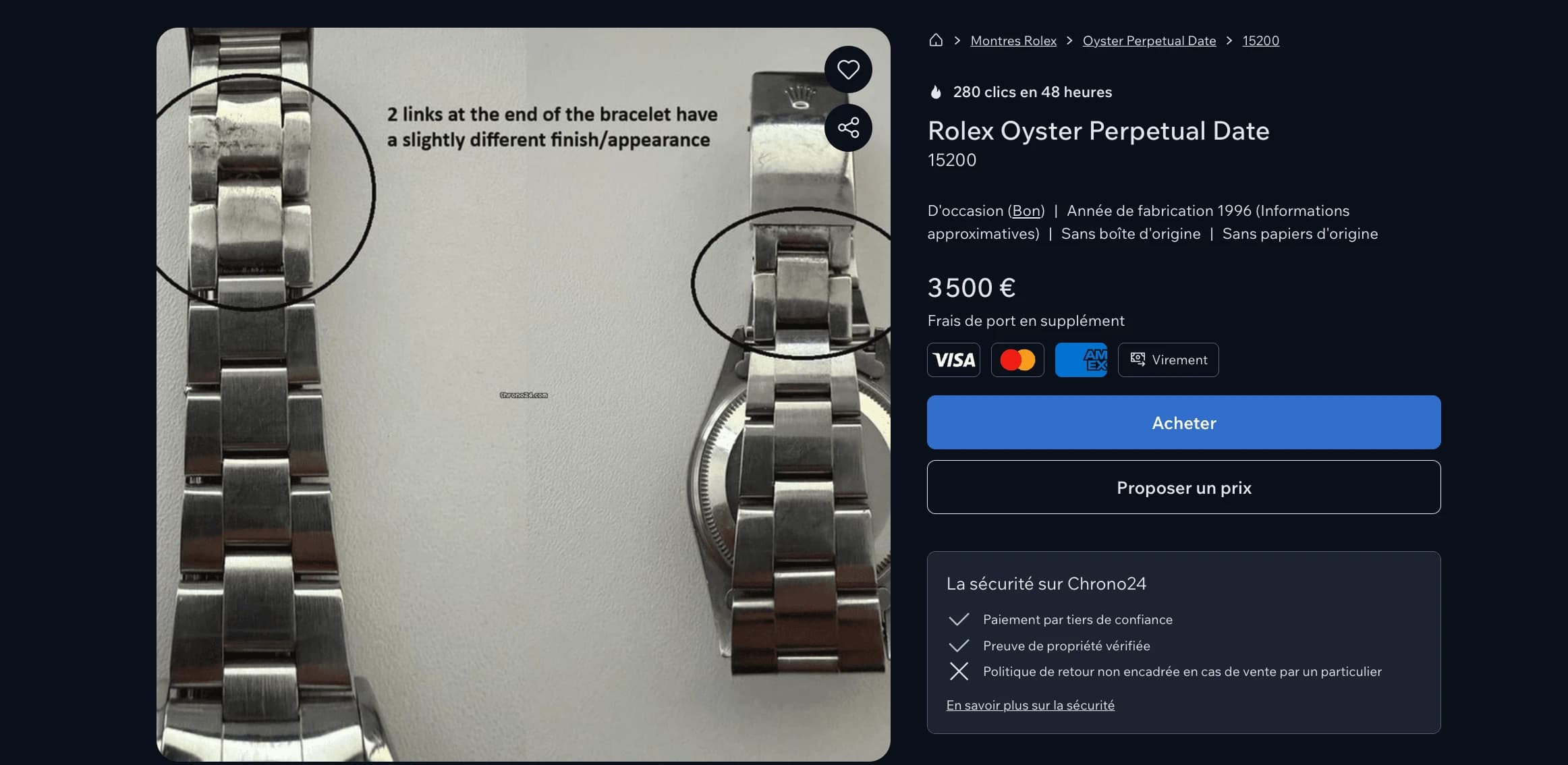 On a cherché 5 Rolex abordables sur Internet, voici ce qu'on a trouvé