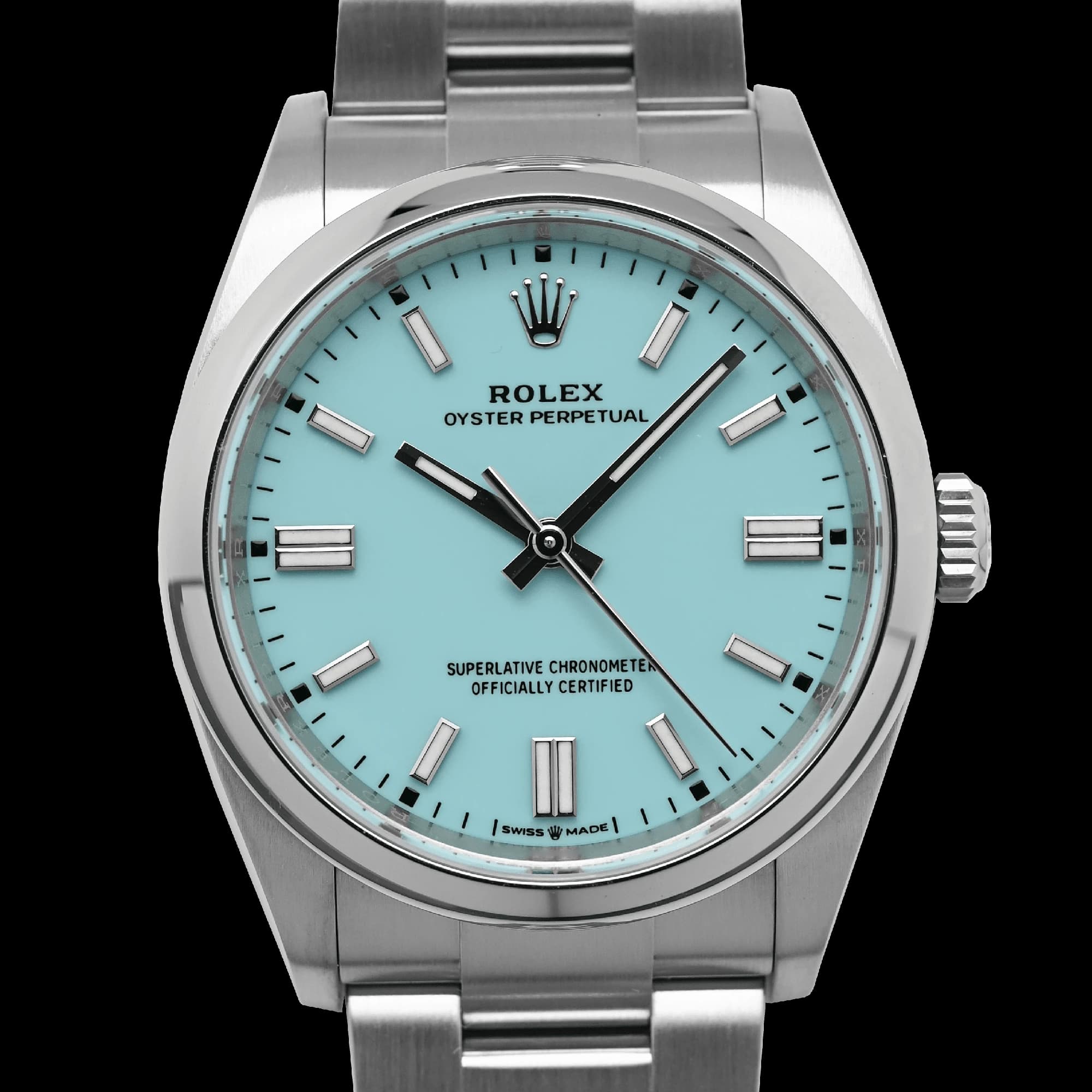 Oyster Perpetual 126000 Turquoise Acier – 2024