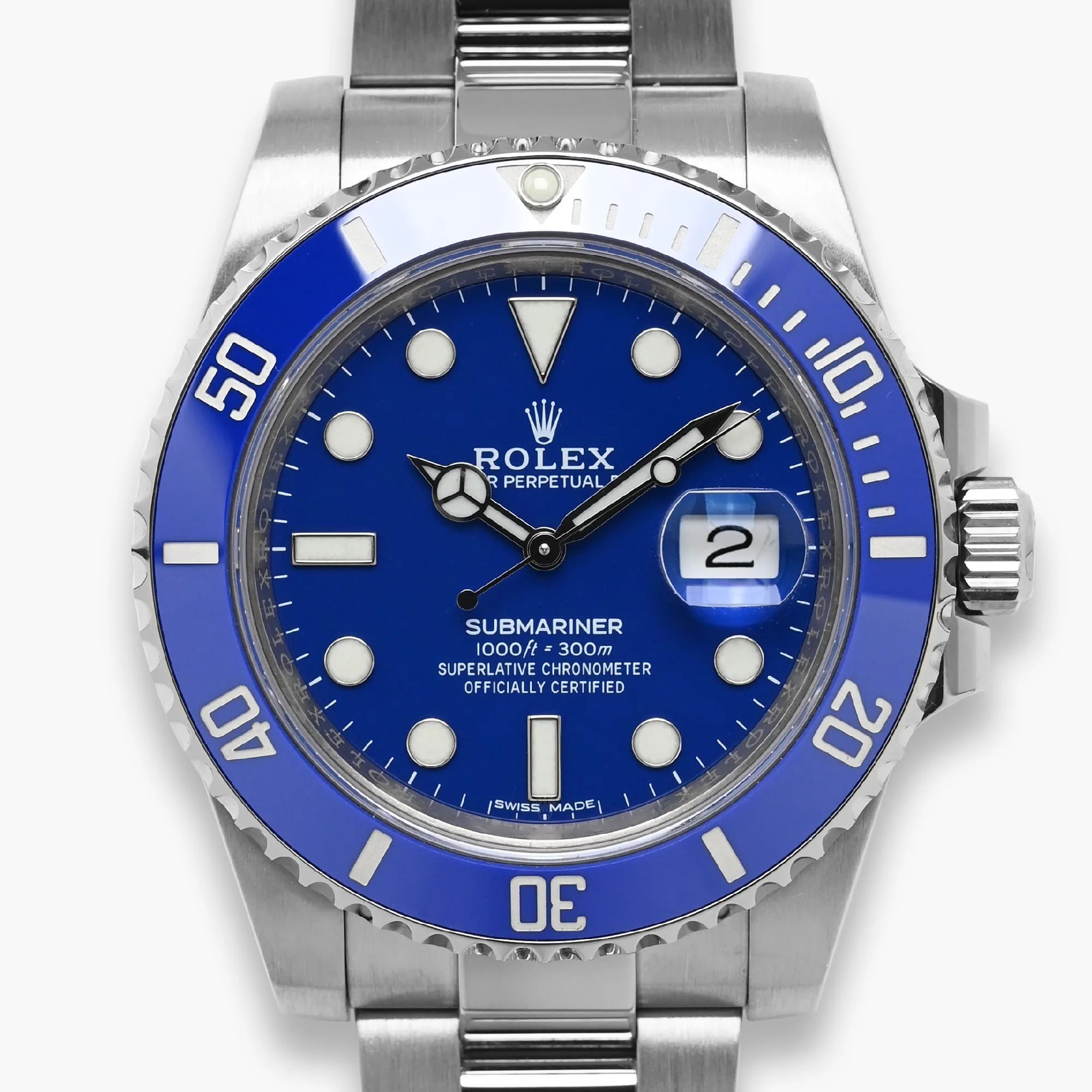 Submariner 116619LB Or Blanc – 2019