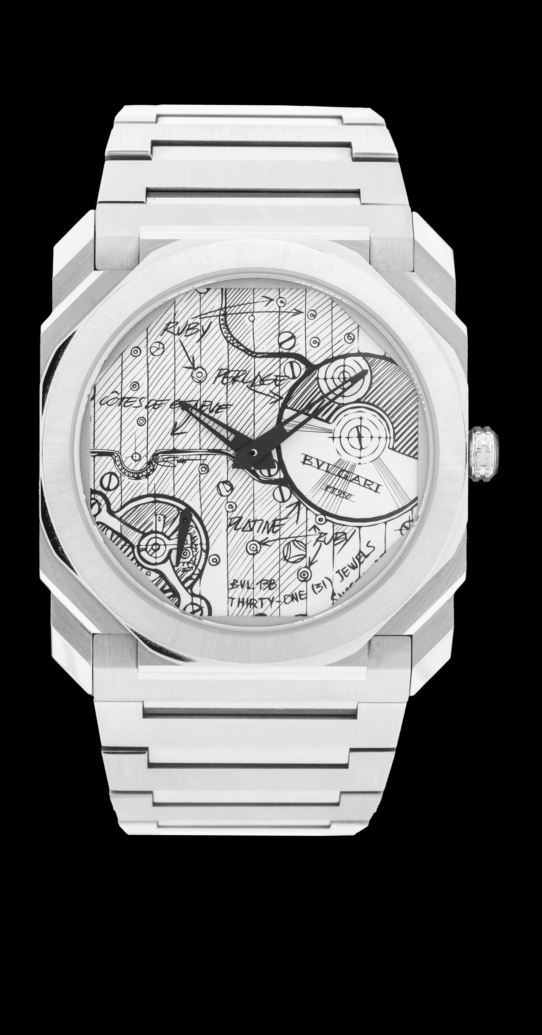 Octo Finissimo 104163 Stainless Steel "Sketch" – 2024