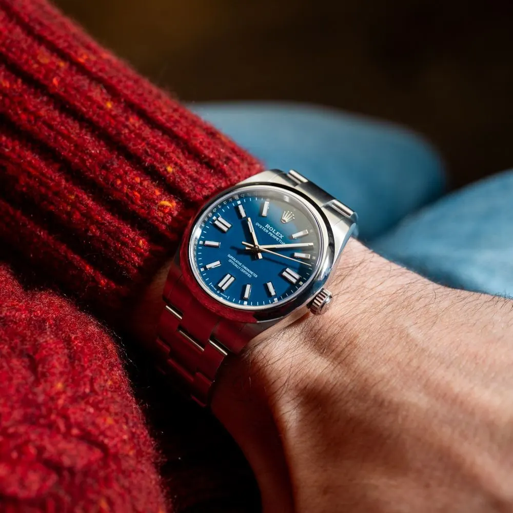 Oyster Perpetual 134300 undefined "Med Blue" – 2025