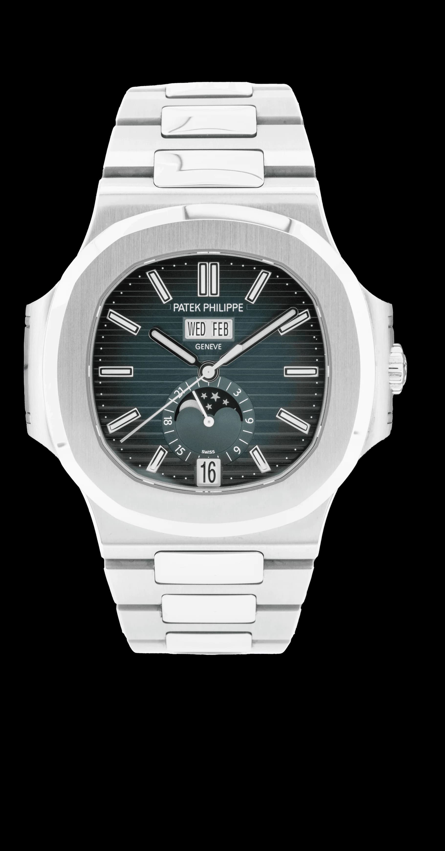Nautilus 5726/1A-014 Stainless Steel "Annual Calendar Moon Phases" – 2023