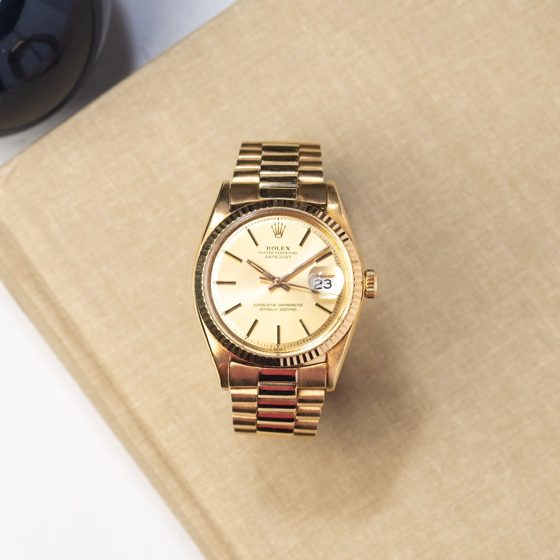 Rolex Datejust 1601 Or Jaune 41Watch