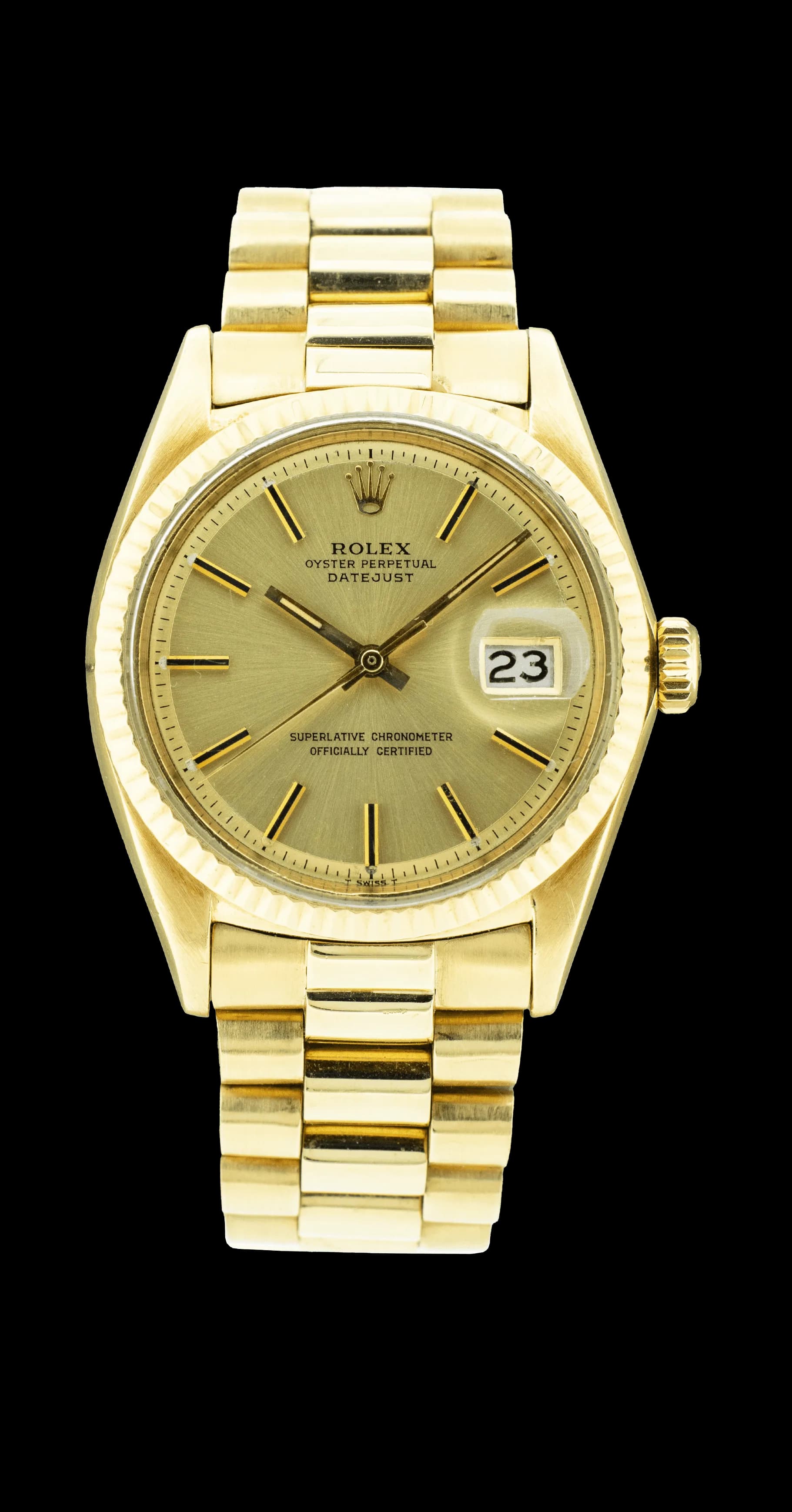 Datejust 1601 Or Jaune "President" – 1966
