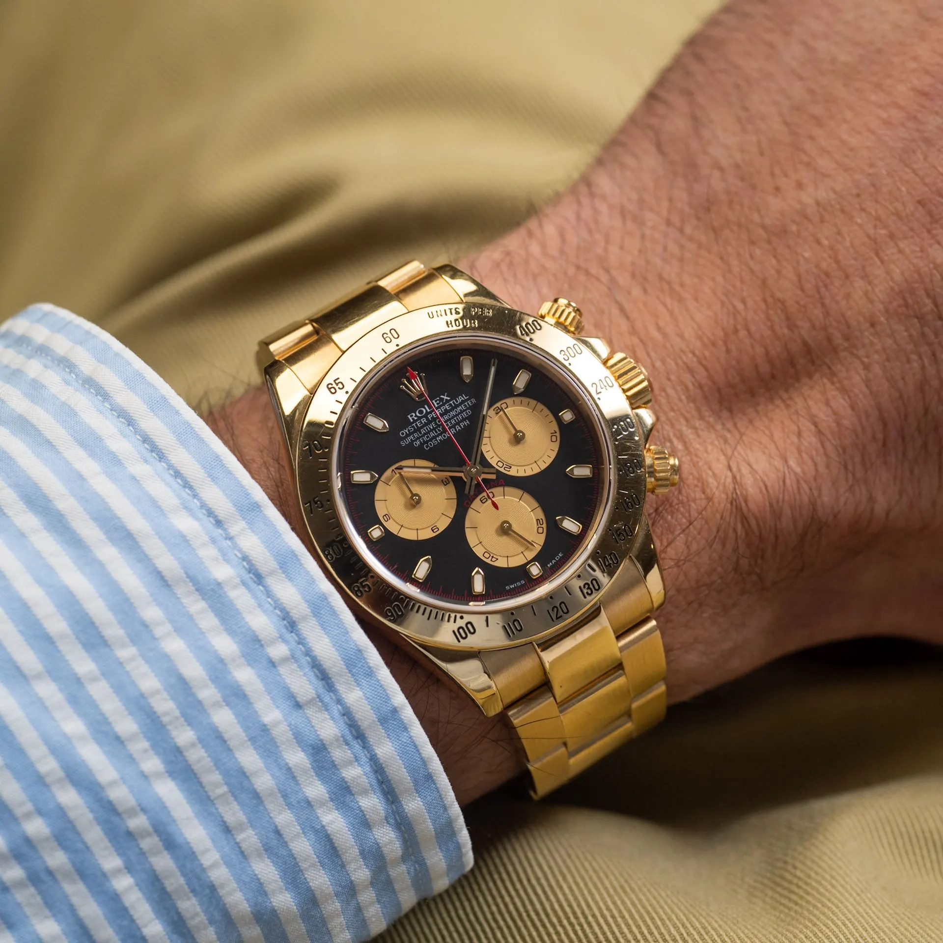 Rolex Daytona 116528 Or Jaune Paul Newman 41Watch - Main Image