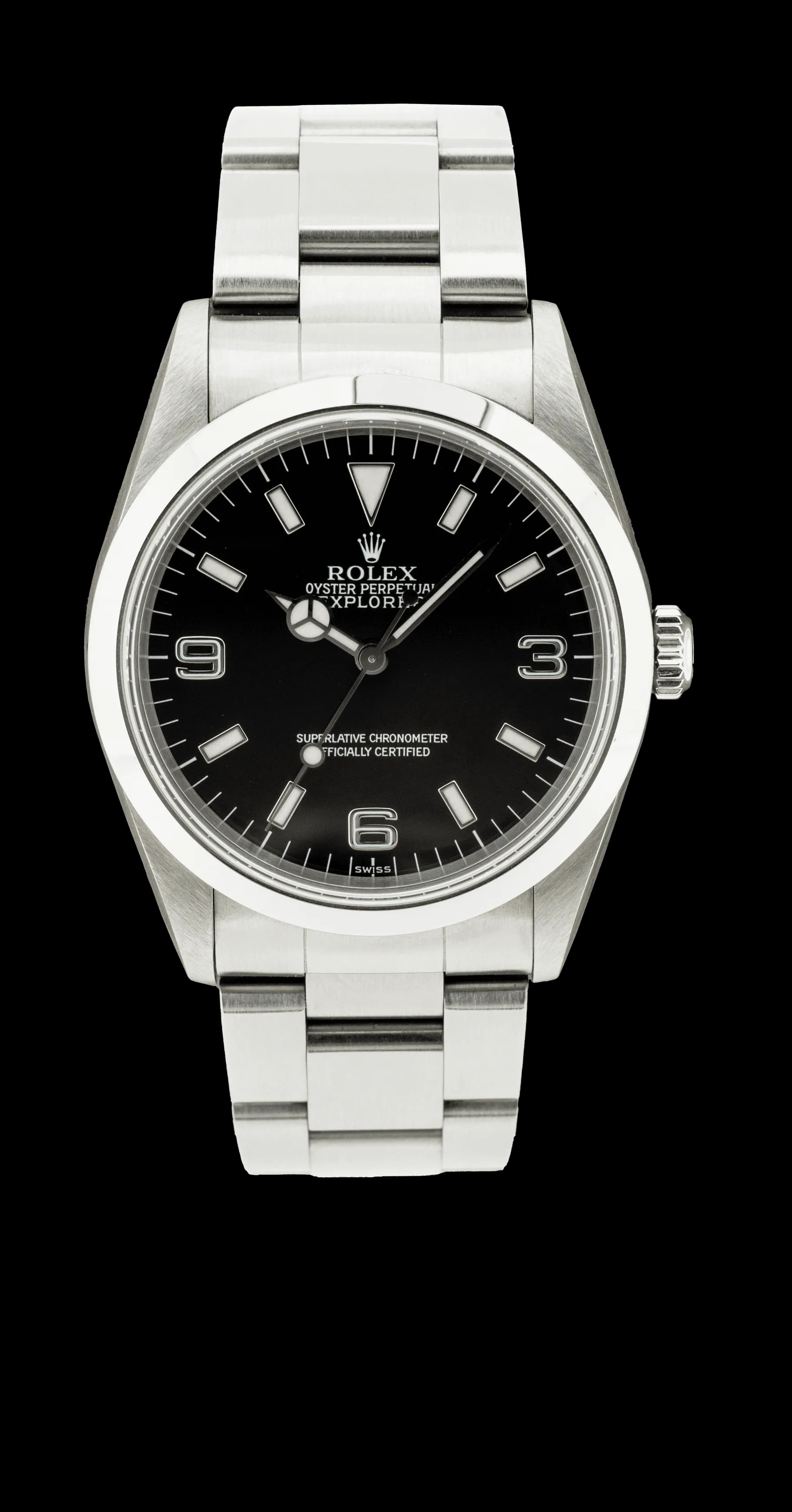 Explorer 14270 Stainless Steel "Swiss Only" – 1999