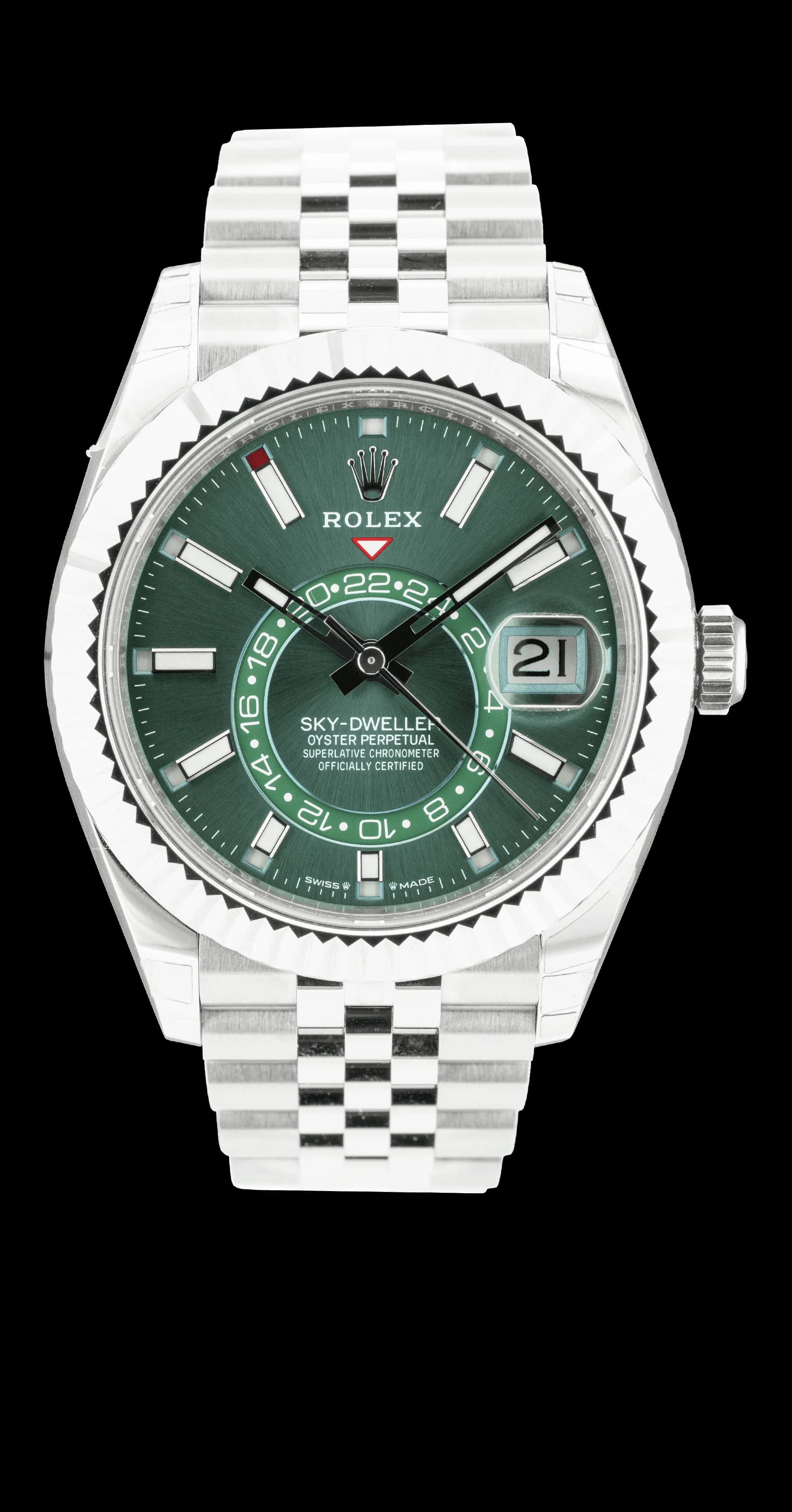 Sky-Dweller 336934 Acier "Mint Green" – 2025