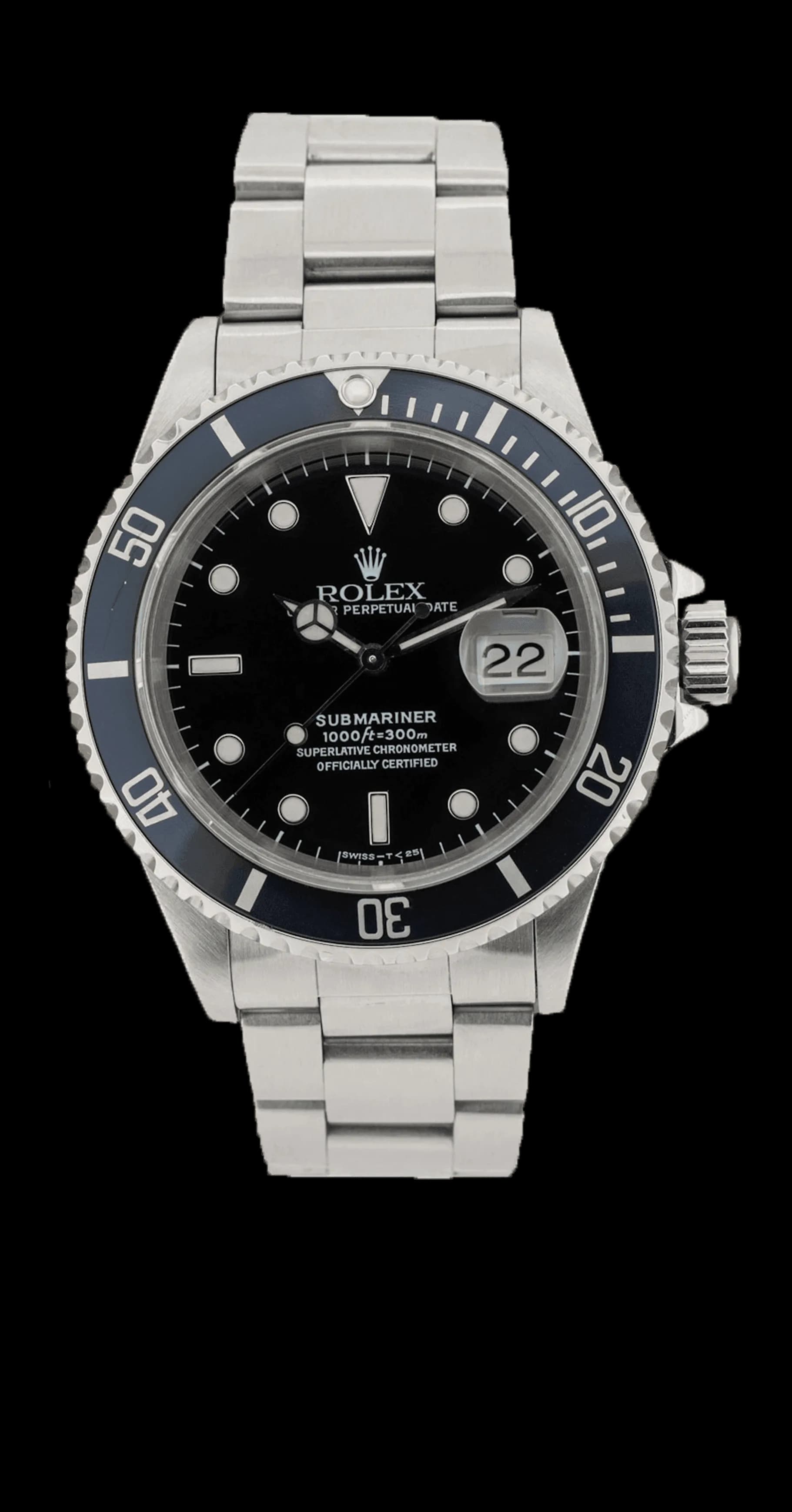 Submariner 16610LN Acier – 1998