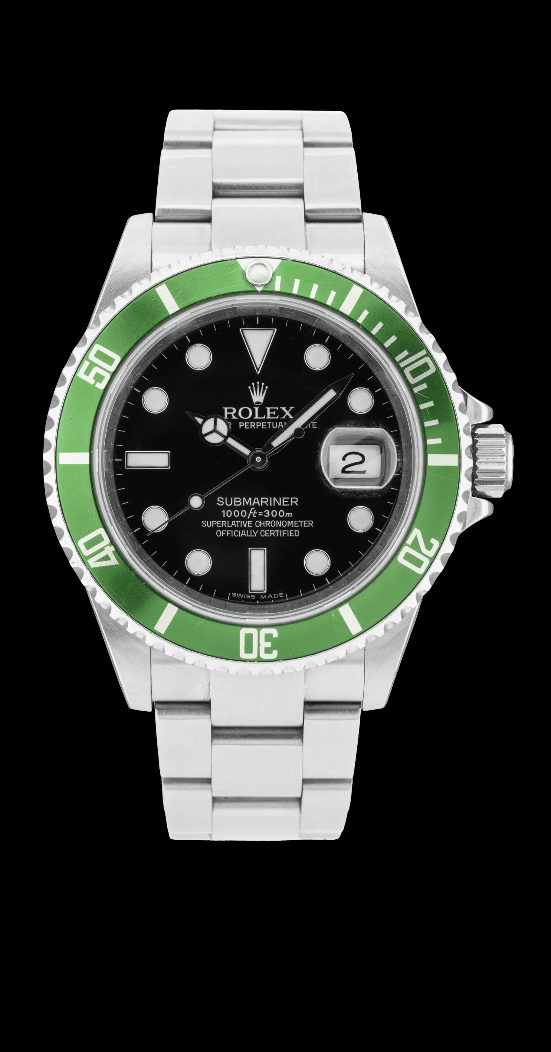 Submariner 16610LV Acier "Kermit" – 2009