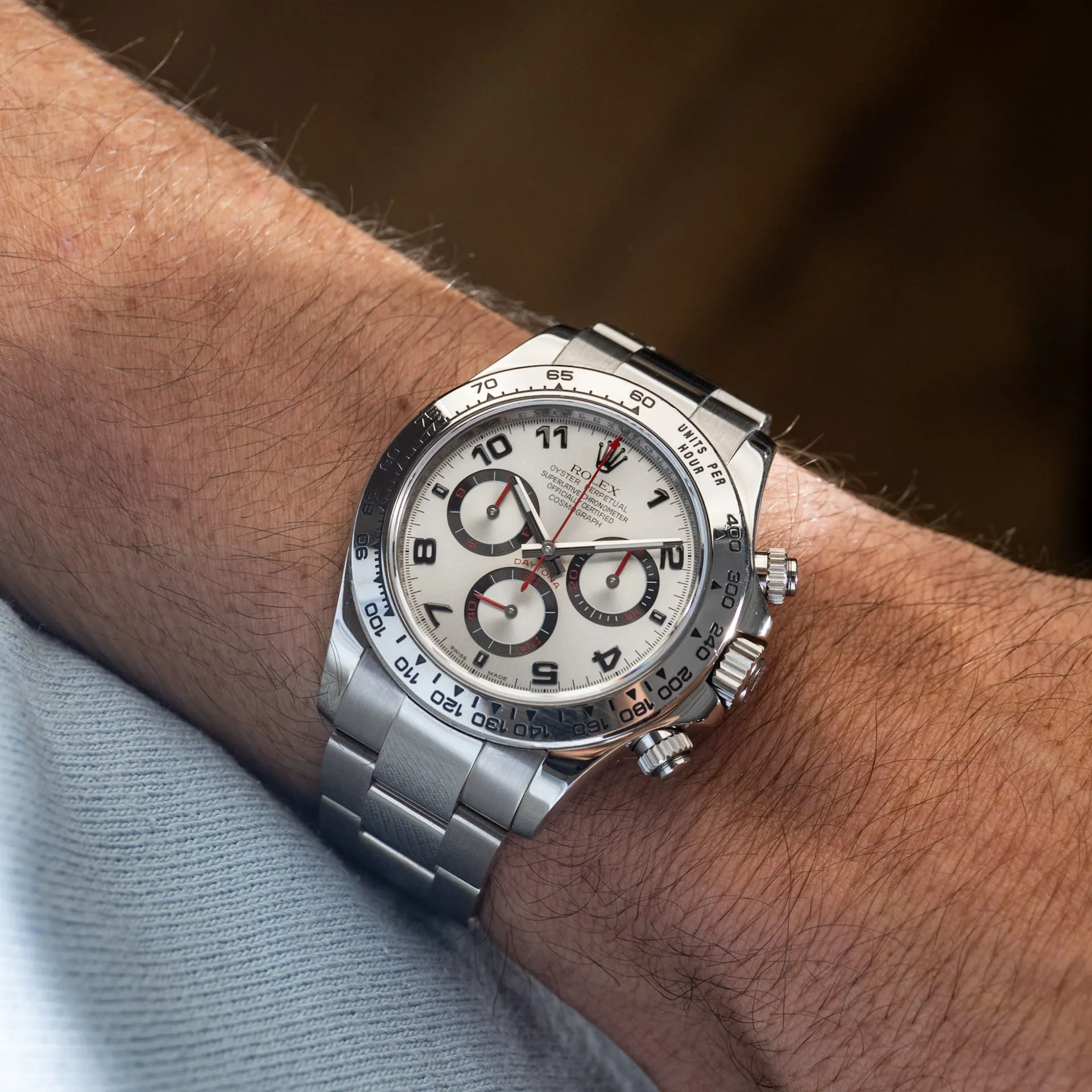 116509 Racing Rolex Daytona 116509 Cadran Racing Or Blanc - Paris | 41Watch