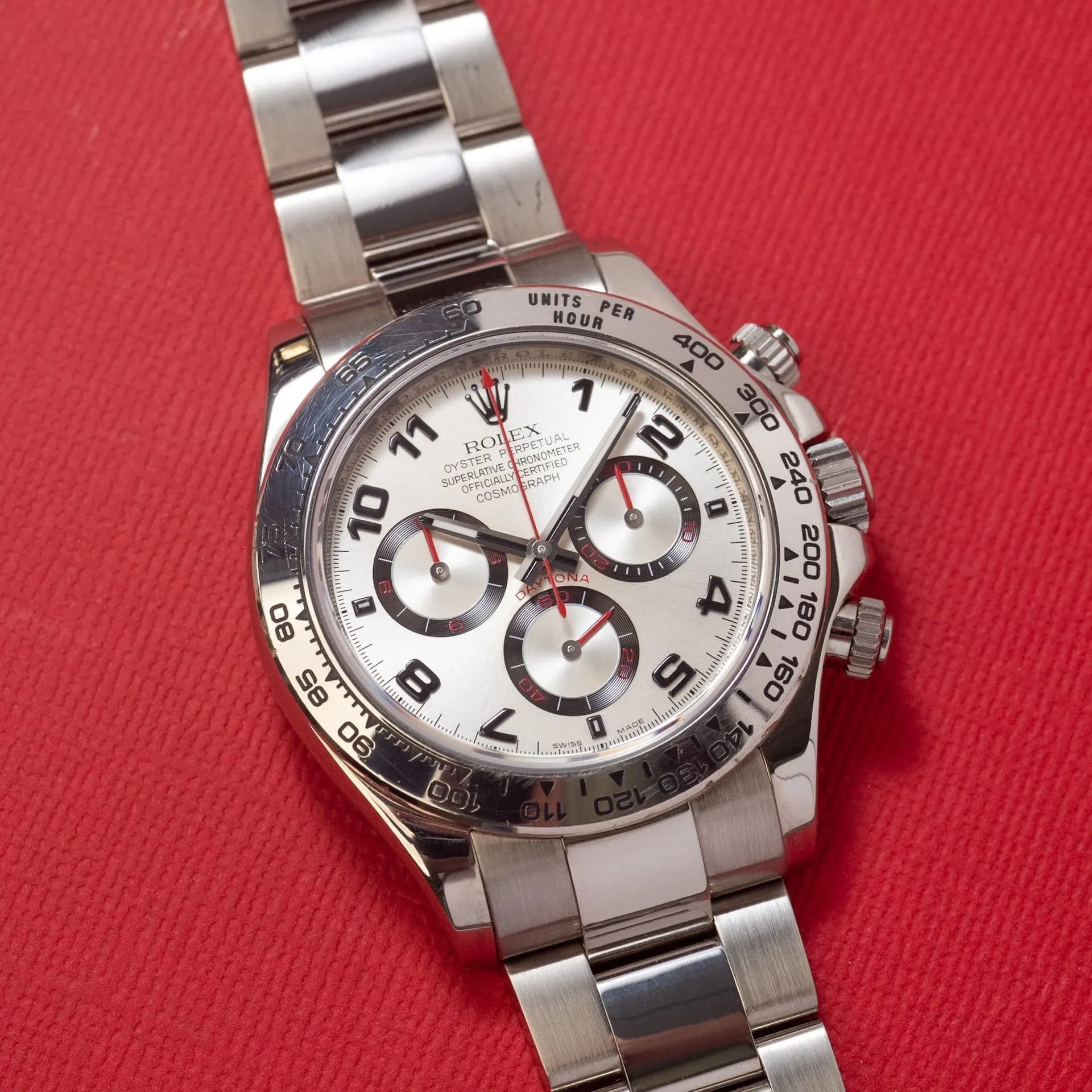 116509 Racing Rolex Daytona 116509 Cadran Racing Or Blanc - Paris | 41Watch